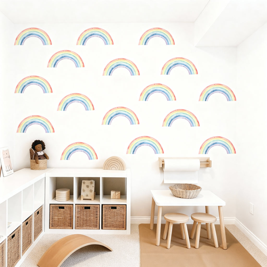 Rainbow Wall Stickers Set