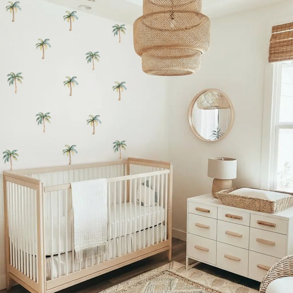 Palm Tree Wall Sticker Set