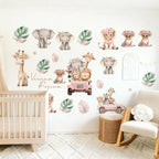 Safari Floral Wall Sticker Set