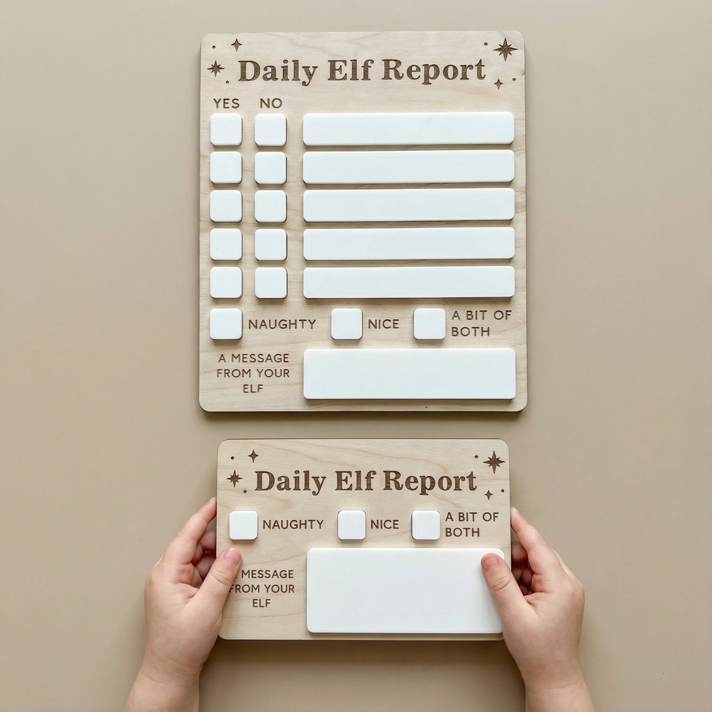 Daily Elf Report – Dry Erase Board