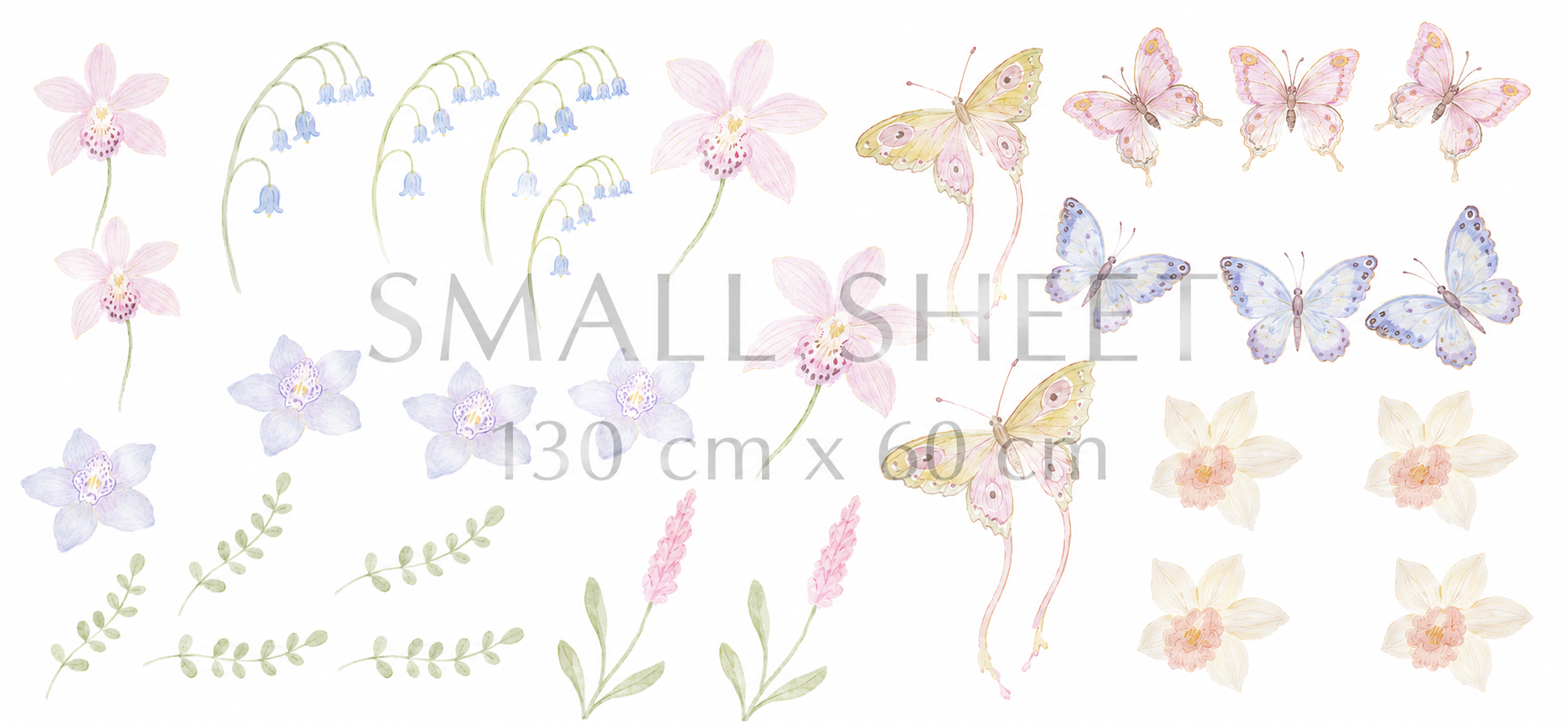 Fairy Garden Floral & Butterfly Wall Stickers