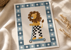 Lion on Scooter