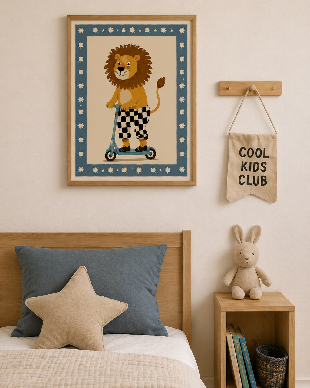 Lion on Scooter